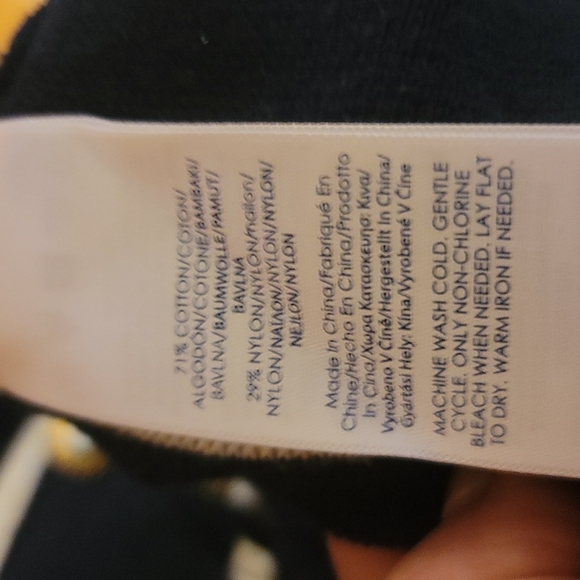 Black and white stripped military detail knit blazer - Picture 3 of 3